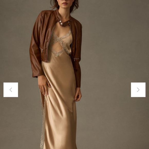 Anthro Avec Les Filles Leather Jacket NWT - Picture 4 of 6